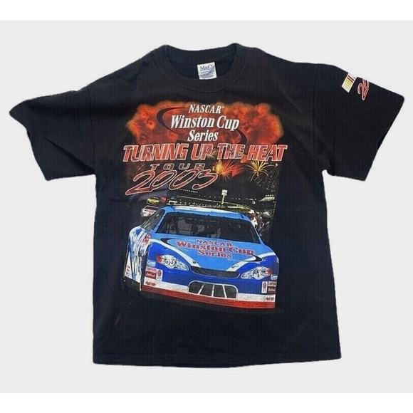 M&O Other - Nascar Winston Cup Series Turning Up the Heat Tour 2003 T-Shirt Black Mens Large